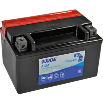 Акумулятор 6 CT-6-L AGM EXIDE ETX7A-BS