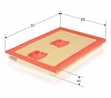 Фільтр повітряний VW Golf 13- TECNECO AR27009PM (фото 1)