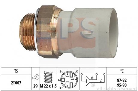 Термивимикач вентилятора радіатора EPS 1.850.645 (фото 1)