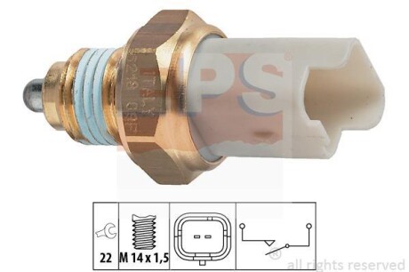 Датчик заднього ходу Scudo/Jumpy 1.9D/1.6i/2.0i (кпп.BE3) EPS 1.860.218