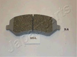 Колодки гальмівні дискові JEEP перед. CHEROKEE 01 JAPAN PARTS JAPANPARTS PA-994AF