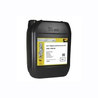 Олива моторна i-Sigma perfomance E7 15w-40 (Каністра) 20л ENI 108050