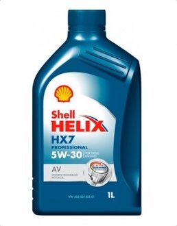 Моторна олива Helix HX7 5W-30 напівсинтетична 1 л SHELL 550040006