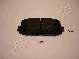 Колодки тормозные дисковые TOYOTA перед. YARIS 06- JAPAN PARTS JAPANPARTS PA-220AF (фото 1)