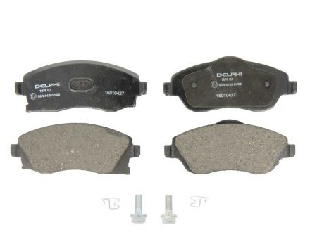 Комплект тормозных колодок, дисковый тормоз DELPHI LP1676 (фото 1)