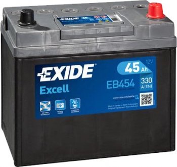 Акумулятор 6 CT-45-R Excell EXIDE EB454 (фото 1)