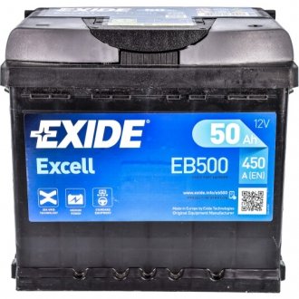 Акумулятор 6 CT-50-R Excell EXIDE EB500