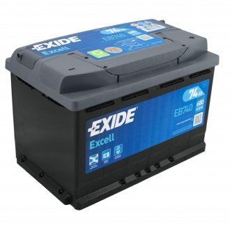 Акумулятор 6 CT-74-R Excell EXIDE EB740