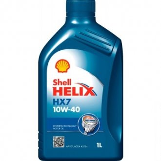 Масло моторное Helix HX7 SAE 10W-40 1л. SHELL 4107455 (фото 1)