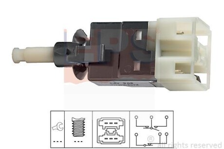 Датчик стоп-сигналу Sprinter/W202/210 (під педаль) EPS 1.810.206