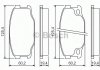 КОЛОДКИ ГАЛЬМІВНІ Mitsubishi Canter FE Front/Rear BOSCH 0986494442 (фото 1)