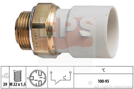 Термивимикач вентилятора радіатора EPS 1.850.182