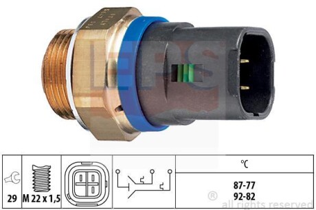 Термовыключатель вентилятора радиатора EPS 1.850.647