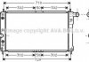 Радиатор охлаждения DAEWOO NUBIRA COOLING AVA DW2017 (фото 1)