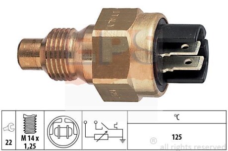 Датчик температури охолоджувальної рідини EPS 1.830.510