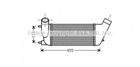Радиатор CITROEN; FIAT; PEUGEOT COOLING AVA PEA4347