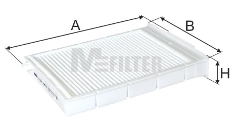 Фільтр салону RENAULT Megane II (M-Filter) M-Filter MFILTER K9031