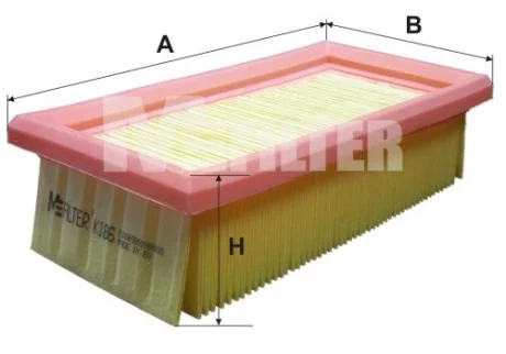 Фильтр воздушный Fiat Panda, Uno (M-Filter) M-Filter MFILTER K186