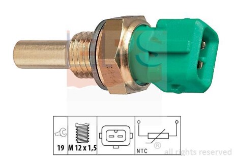 Датчик температури охолоджувальної рідини EPS 1.830.244