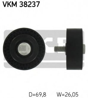Ведучий ролик, полікліновий ремінь (Пр-во) SKF VKM 38237