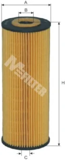 Фільтр оливний (фільтр-патрон) M-FILTER MFILTER TE622