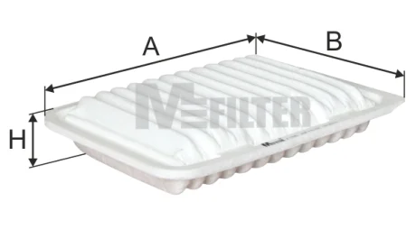 Фильтр воздушный TOYOTA AURIS (M-filter) M-Filter MFILTER K7042