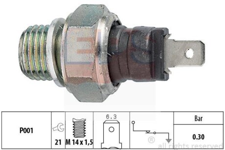 Датчик давления масла LT 2.8TDI 97 > EPS 1.800.000