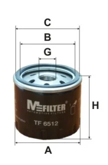 Фільтр оливний M-FILTER MFILTER TF6512