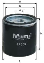 Фильтр масляный FORD TRANSIT MFILTER TF309 (фото 1)