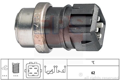 Датчик температури охолоджувальної рідини EPS 1.830.537