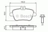 Гальмівні колодки дискові MERCEDES A/B/CLA "11>> BOSCH 0986494664 (фото 1)