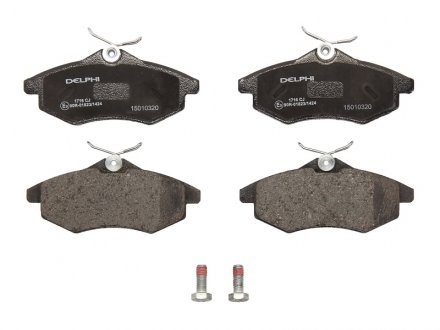 Комплект тормозных колодок, дисковый тормоз DELPHI LP1716