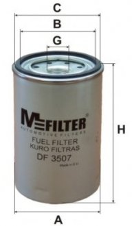 Фильтр топл. VOLVO (TRUCK) MFILTER DF3507 (фото 1)