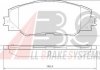 Колодка торм. TOYOTA RAV 4 передн. (ABS) A.B.S. A.B.S. 37543 (фото 1)