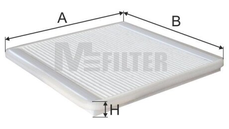 Фільтр салону Toyota Land Cruiser/Yaris 99- K 980 MFILTER K980