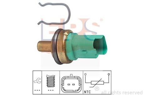 Датчик температури Berlingo/Partner 1.6/2.0HDI (2 конт.)/Scudo EPS 1.830.292