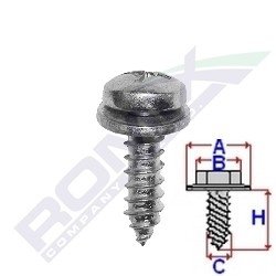 Саморез под отв 5,2, дл 19, шл 12мм ROMIX AR C60457