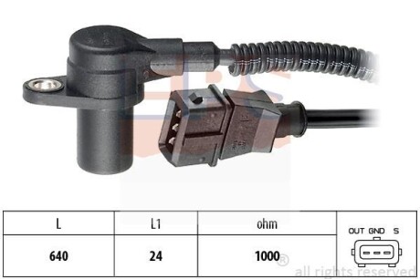 Датчик положення коленвалу EPS 1.953.301