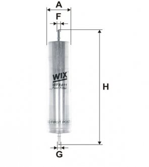 Фильтр топливный (-Filtron) FILTERS WIX WF8411 (фото 1)