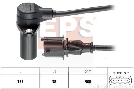Датчик положення коленвалу EPS 1.953.382