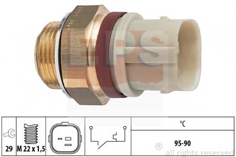 Термовікач вентилятора EPS 1.850.197 (фото 1)