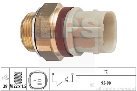 Термовимикач вентилятора EPS 1.850.197