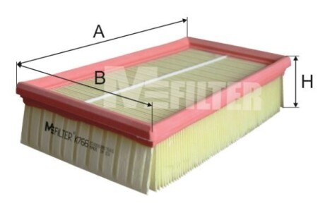 Фільтр повітряний M-FILTER MFILTER K766