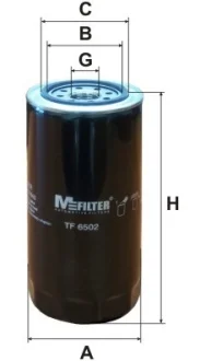 Фильтр масляный DAF (M-Filter) M-Filter MFILTER TF6502