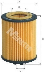 Фільтр оливний (фільтр-патрон) M-FILTER MFILTER TE616