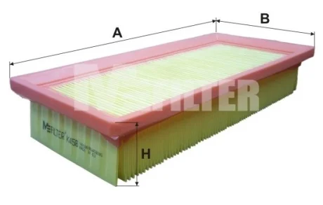 Фильтр воздушный Fiat (M-Filter) M-Filter MFILTER K458
