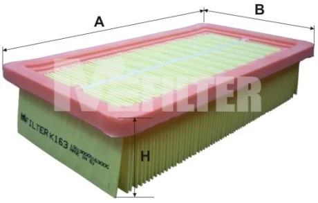 Фільтр повітряний Fiat (M-filter) M-Filter MFILTER K163