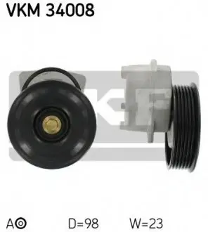 Натяжний ролик, поліклиновий ремінь SKF VKM 34008