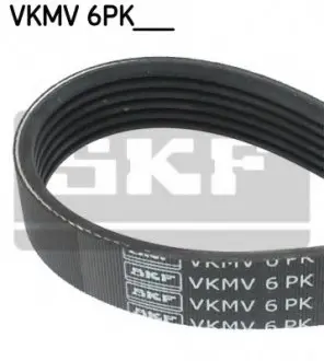 ПОЛІКЛІНОВИЙ РЕМІНЬ SKF VKMV 6PK1860 (фото 1)