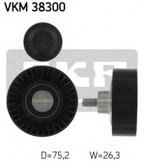 Ролик модуля натягувача ременя SKF VKM 38300 (фото 1)